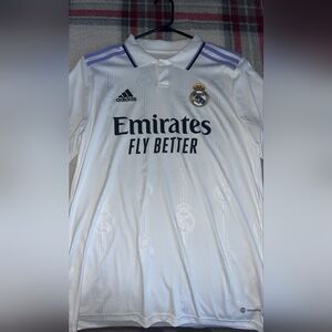 Adidas White Real Madrid Soccer Shirt